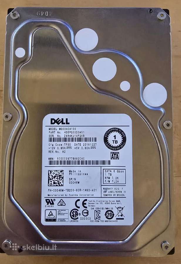 3.5" Sata HDD 1tb 2tb 3tb - Nauji ir naudoti - nuotraukos Nr. 12
