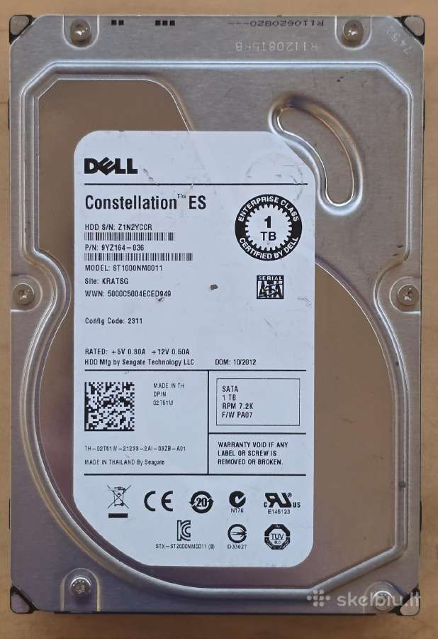 3.5" Sata HDD 1tb 2tb 3tb - Nauji ir naudoti - nuotraukos Nr. 13