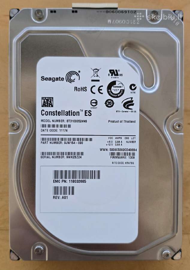 3.5" Sata HDD 1tb 2tb 3tb - Nauji ir naudoti - nuotraukos Nr. 14