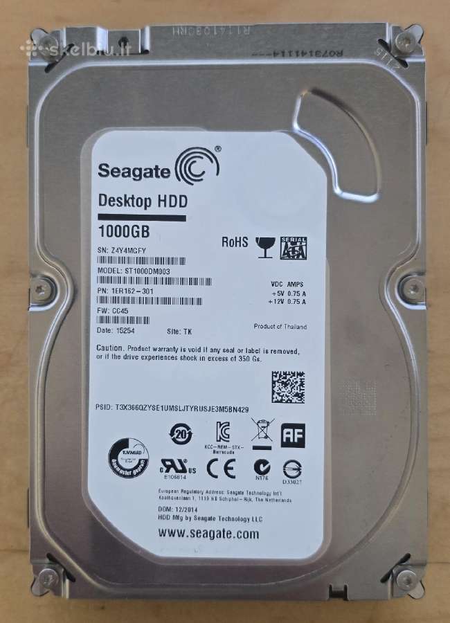3.5" Sata HDD 1tb 2tb 3tb - Nauji ir naudoti - nuotraukos Nr. 18