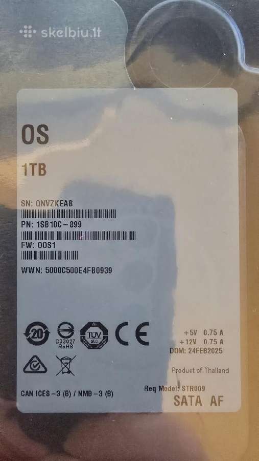 3.5" Sata HDD 1tb 2tb 3tb - Nauji ir naudoti - nuotraukos Nr. 19