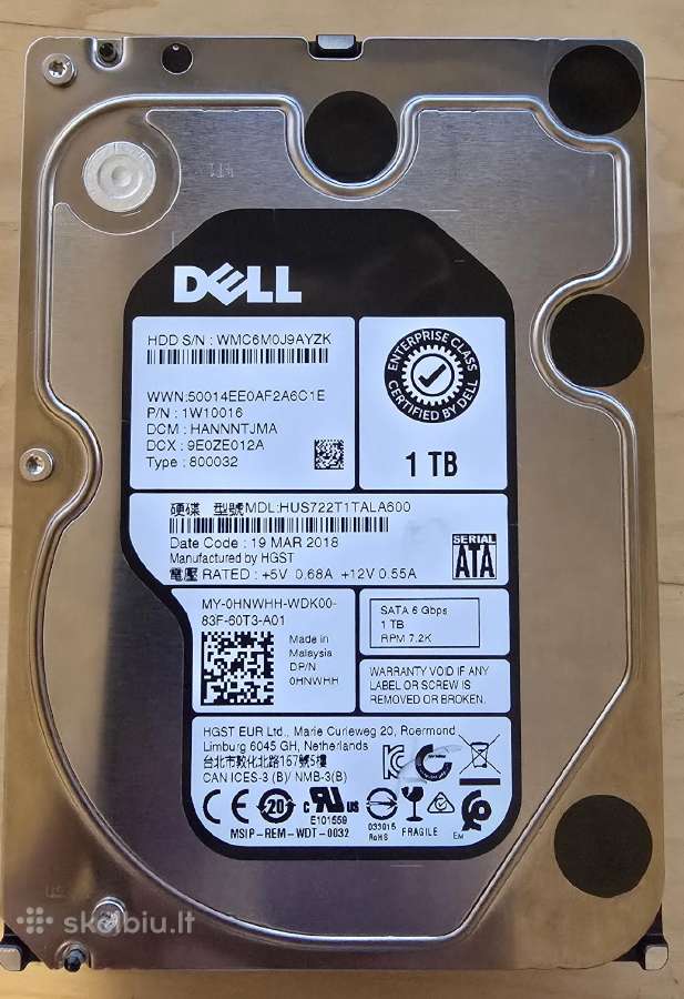 3.5" Sata HDD 1tb 2tb 3tb - Nauji ir naudoti - nuotraukos Nr. 22