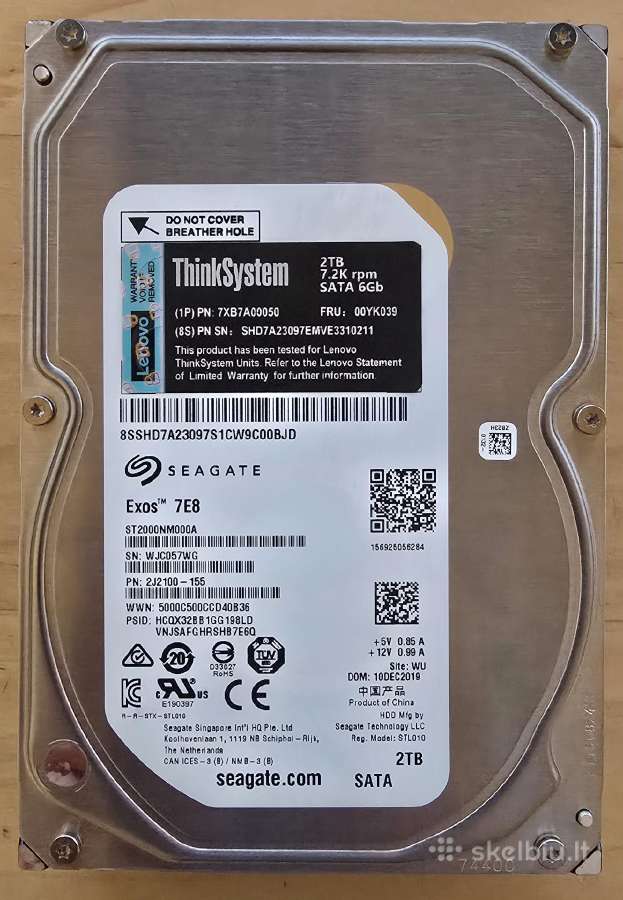 3.5" Sata HDD 1tb 2tb 3tb - Nauji ir naudoti - nuotraukos Nr. 29