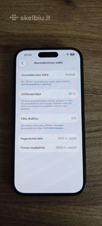 iPhone 15 128gb - nuotraukos Nr. 3