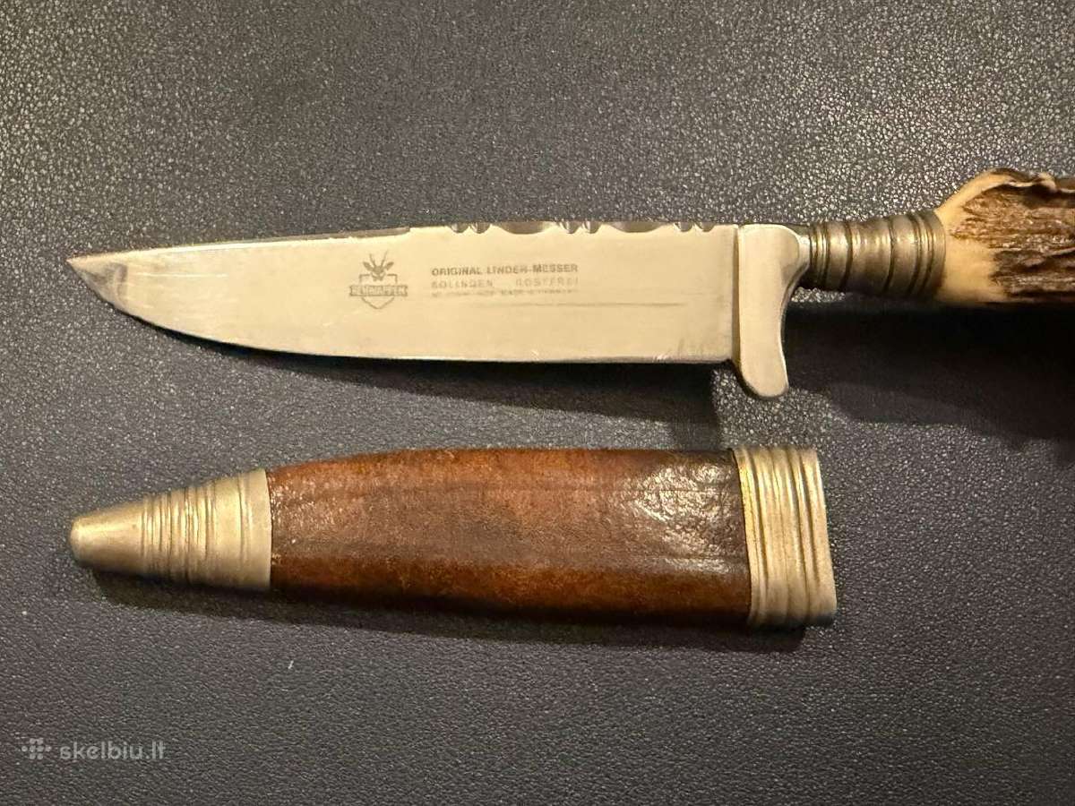 Linder Original Rehwappen Solingen hunting knife - nuotraukos Nr. 2