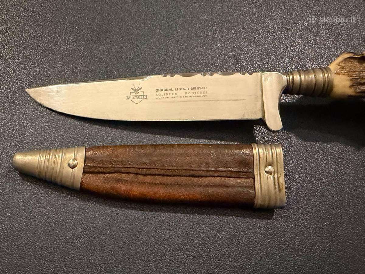 Linder Original Rehwappen Solingen hunting knife - nuotraukos Nr. 3