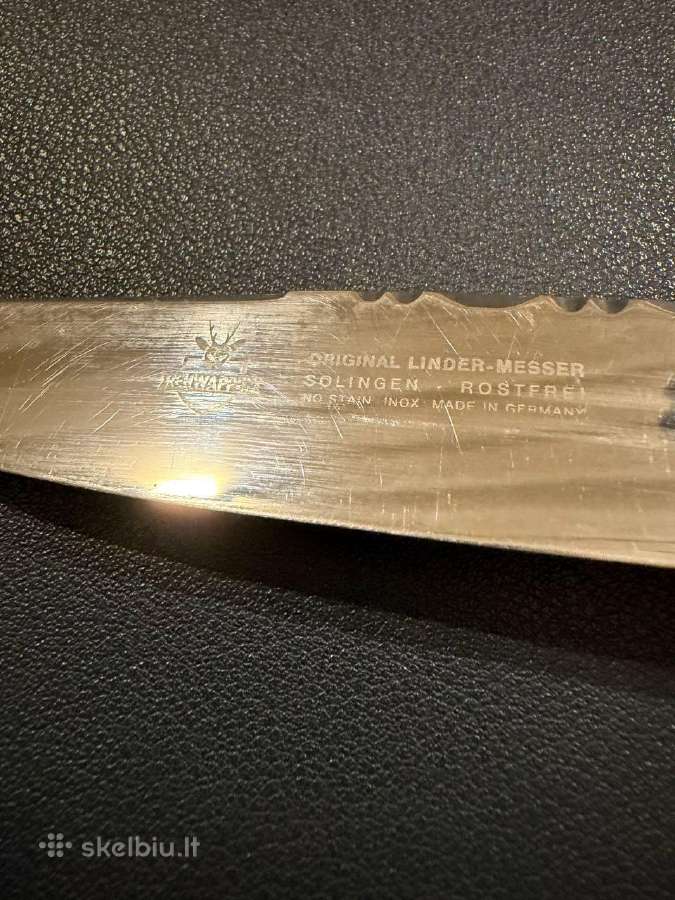 Linder Original Rehwappen Solingen hunting knife - nuotraukos Nr. 15