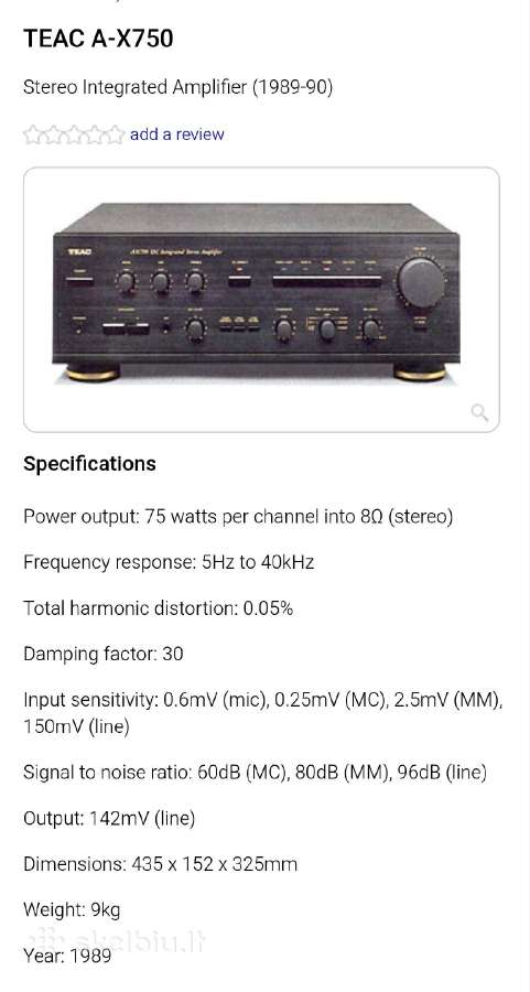 Amc3025a,nad, Onkyo, Yamaha, Pioneer stiprintuvai - nuotraukos Nr. 26