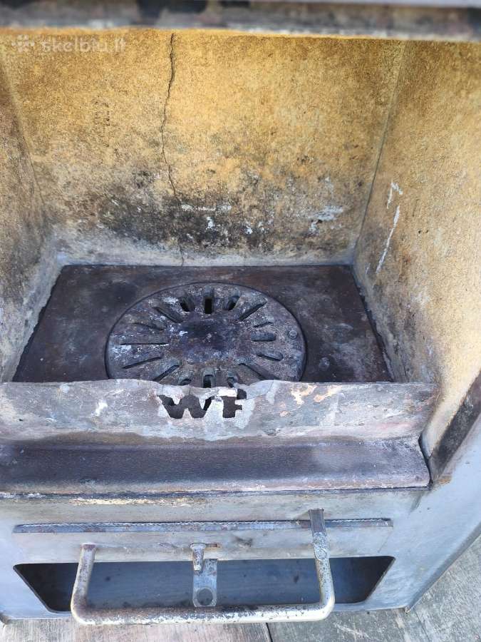 Parduodu židinį 7kw stiklas iškilęs - nuotraukos Nr. 3