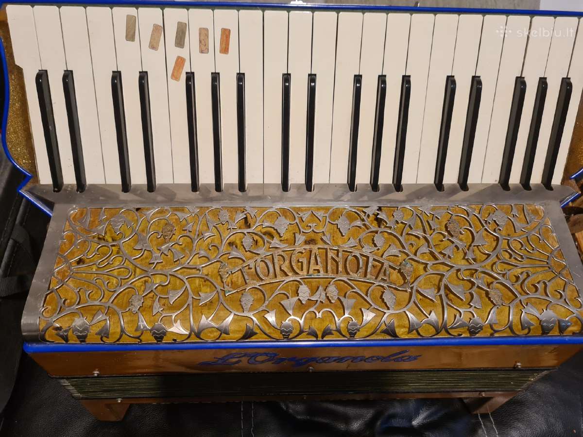Hohner Organola 120 bosų, keturbalsis , tarpukario - nuotraukos Nr. 2