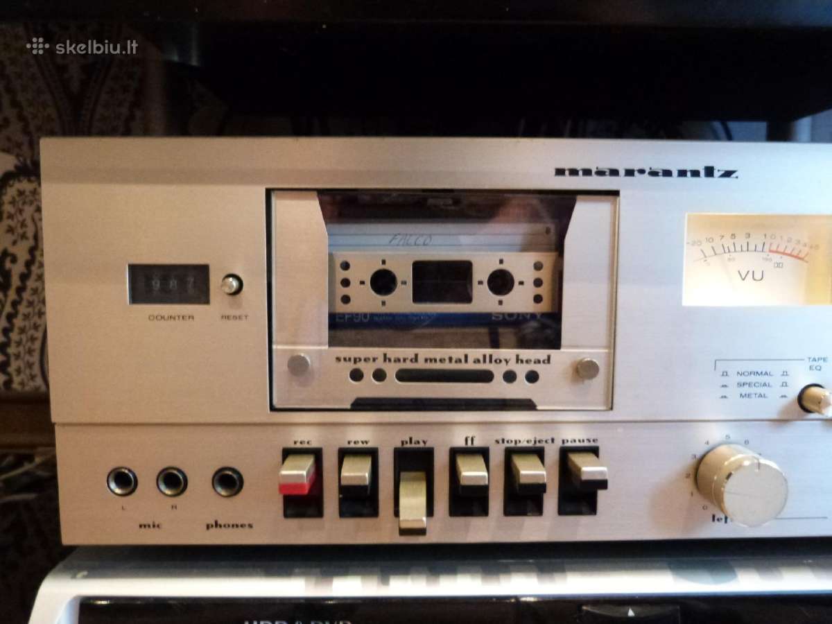 Marantz Sd1015 Stereo Cassette Deck. 1980 (Gold). - nuotraukos Nr. 15