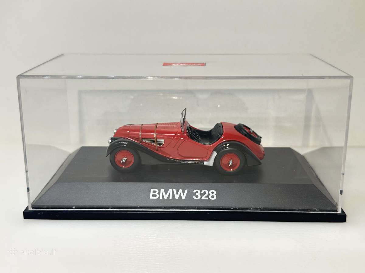 Bmw 328 Roadster 1936-1940 raudona/juoda 1:43 S - nuotraukos Nr. 2
