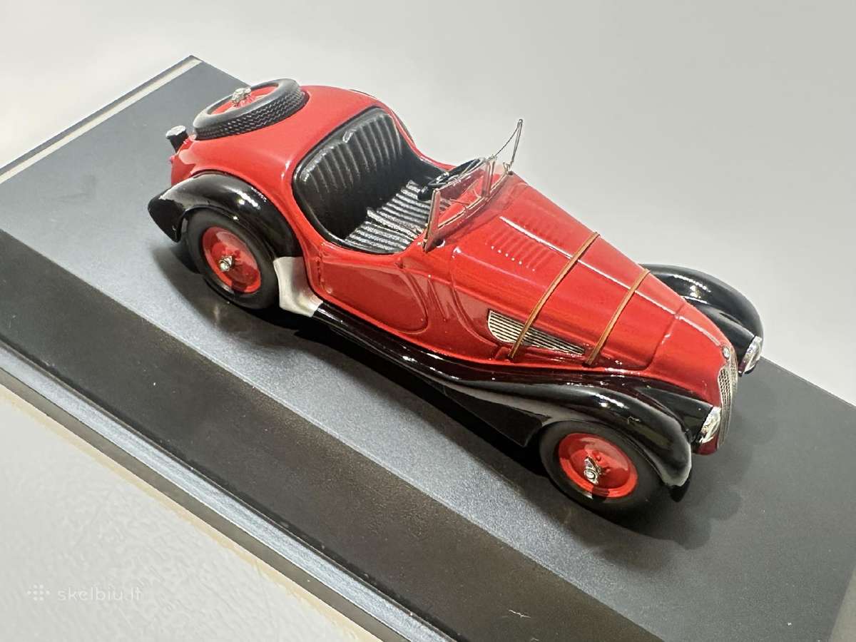 Bmw 328 Roadster 1936-1940 raudona/juoda 1:43 S - nuotraukos Nr. 6