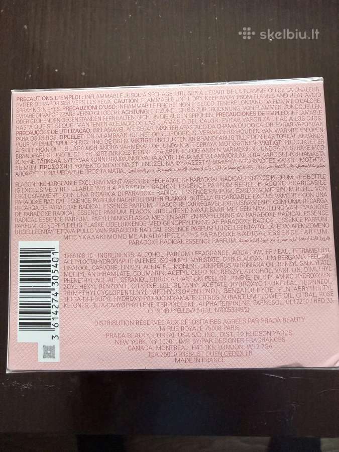 Kvepalai Prada Paradoxe Radical essence 90 ml - nuotraukos Nr. 3