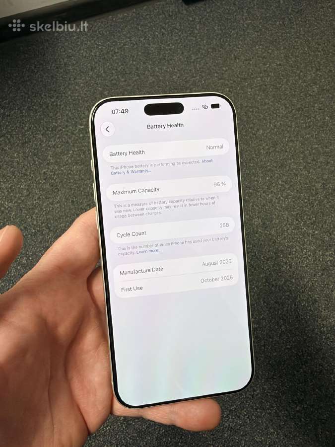 Idealus Apple iPhone 17 Pro Max, 256gb Silver - nuotraukos Nr. 7