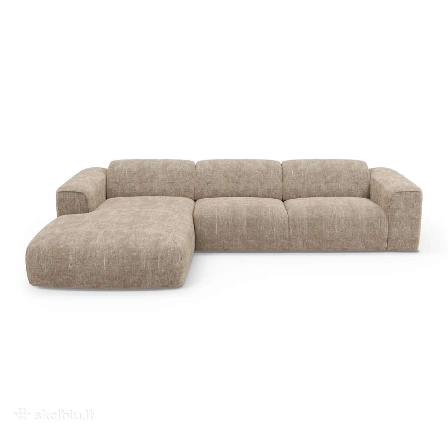 Sia home. Kampinė sofa Nova – smėlio spalva. - nuotraukos Nr. 5