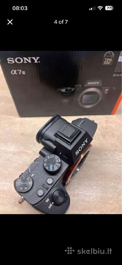 Sony a7III su labai mažu shuttercount 1051 - nuotraukos Nr. 4