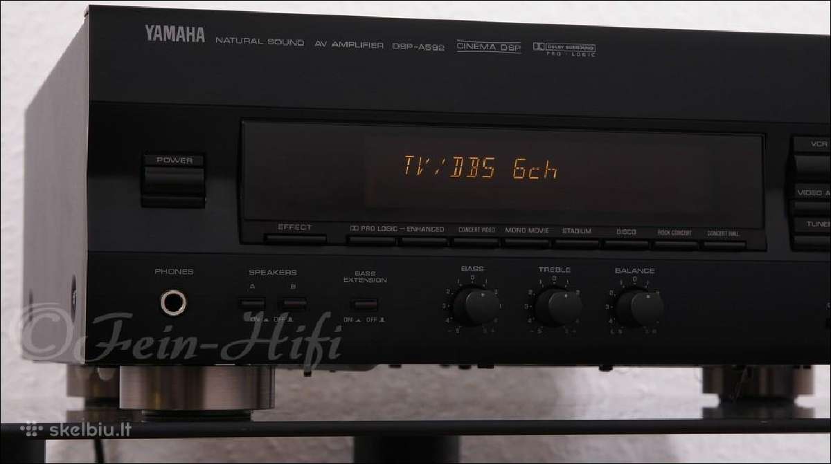 Yamaha Dsp-a592 Amplifier. Stereo Direct. 5.1ch. - nuotraukos Nr. 5