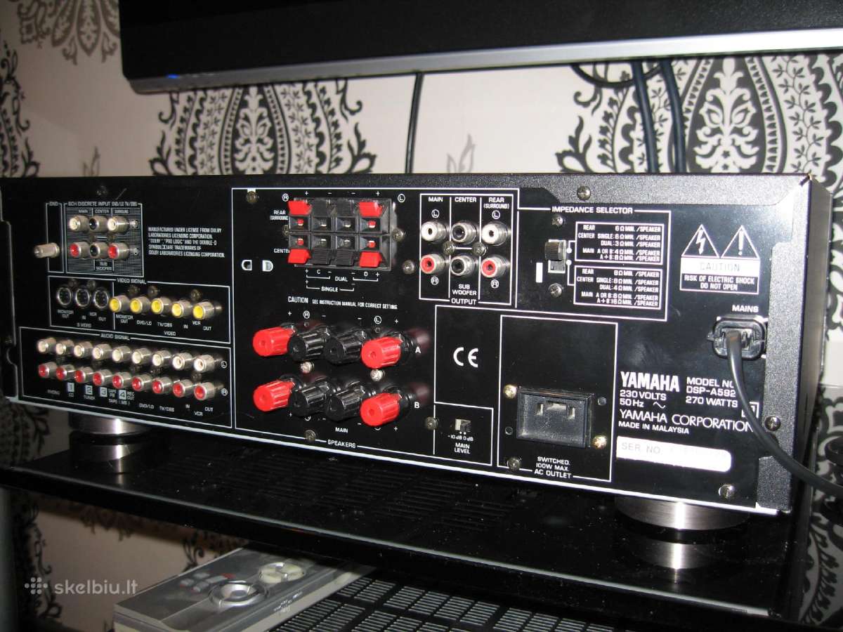 Yamaha Dsp-a592 Amplifier. Stereo Direct. 5.1ch. - nuotraukos Nr. 14