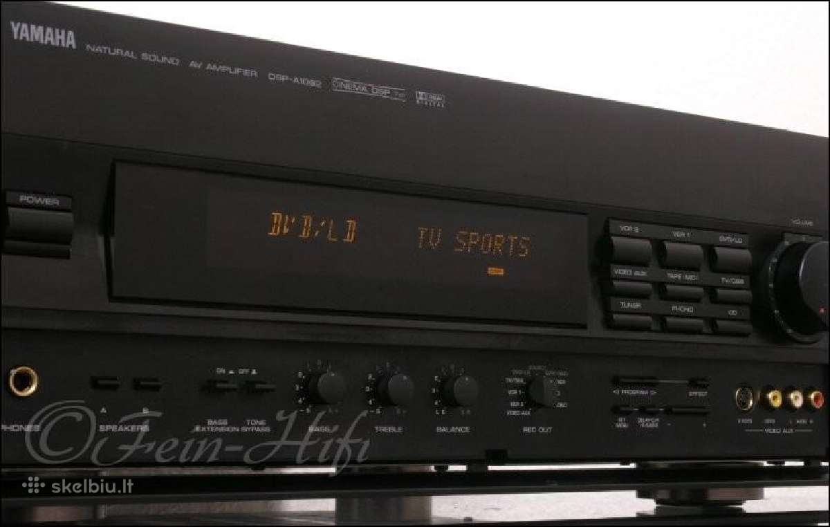 Yamaha Dsp-a1092 amplifier 7.2ch. 20,5kg.1997. New - nuotraukos Nr. 4