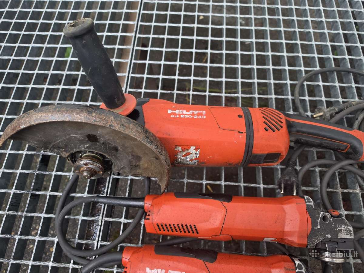 Hilti kampiniai šlifuokliai - nuotraukos Nr. 3