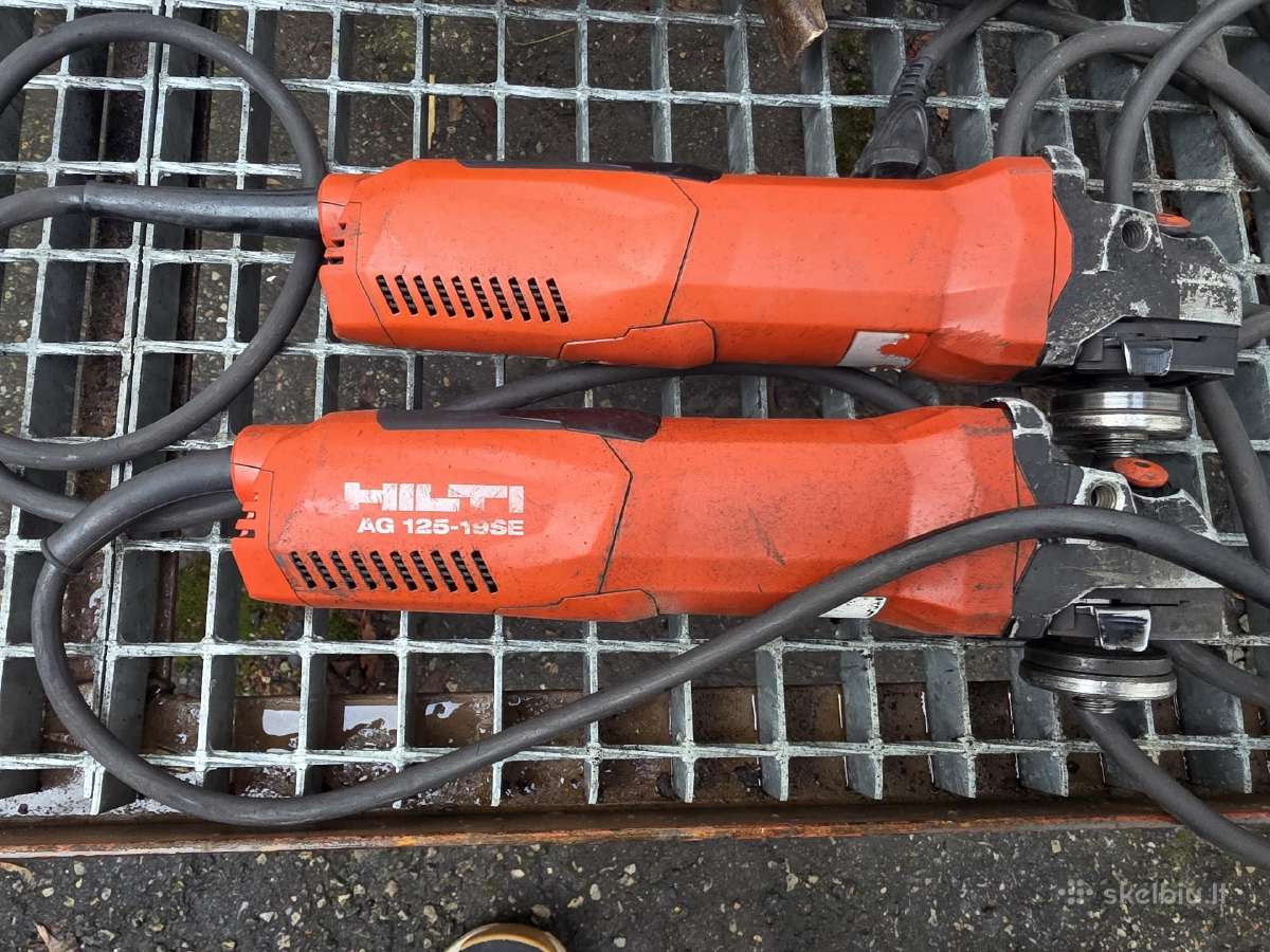 Hilti kampiniai šlifuokliai - nuotraukos Nr. 5