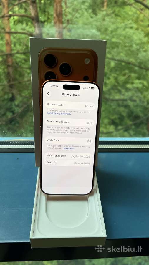 Apple iPhone 17 pro 512gb Esim idealus - nuotraukos Nr. 2