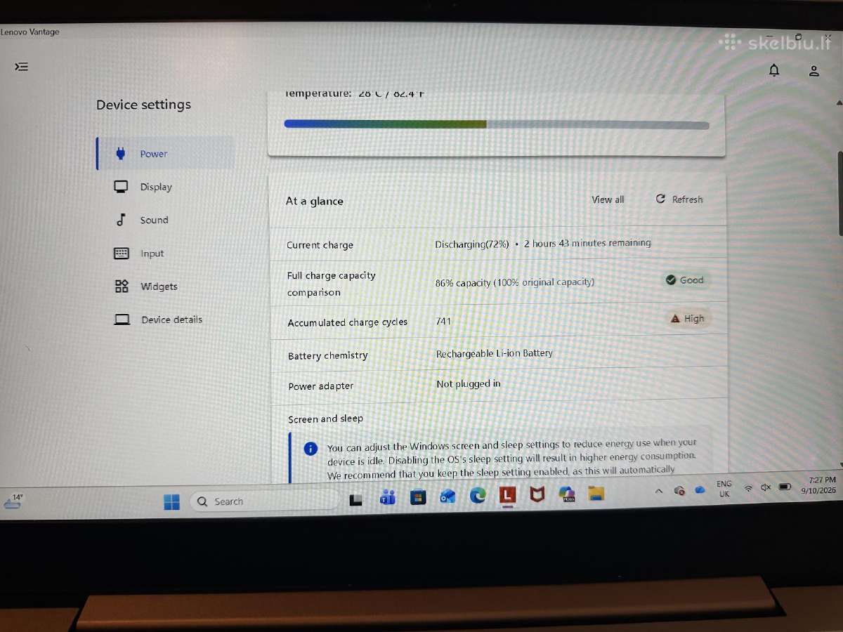 Lenovo Ideapad S340-14 – Intel Core i5 - nuotraukos Nr. 7