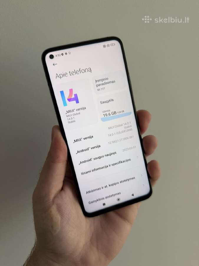 Xiaomi Mi 10t 5G 128 GB - nuotraukos Nr. 3