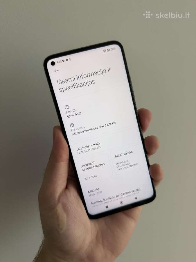 Xiaomi Mi 10t 5G 128 GB - nuotraukos Nr. 4