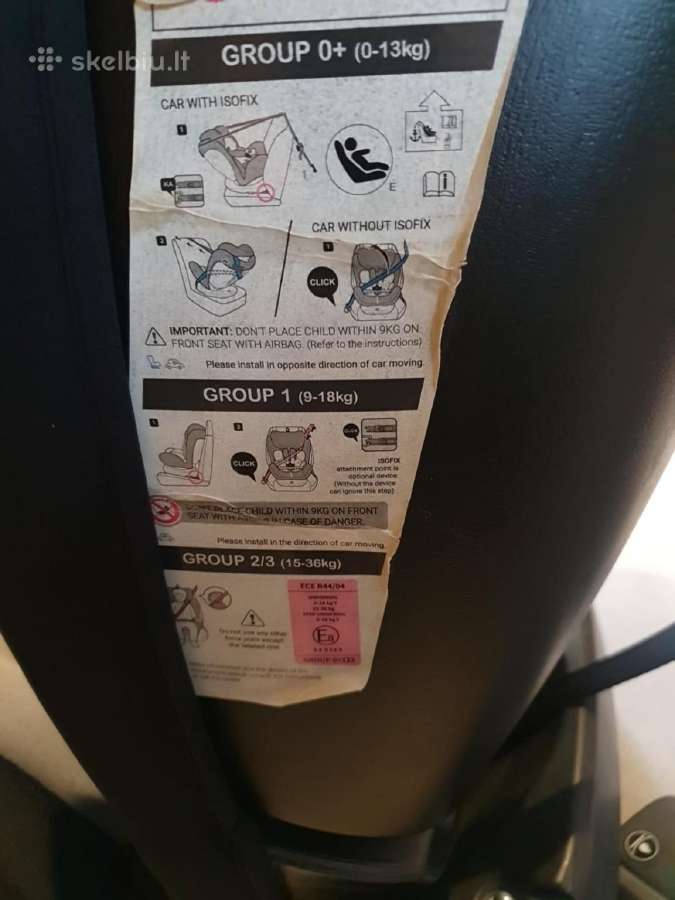 Lionelo autokėdutė 0–36 kg Isofix+dovana - nuotraukos Nr. 3