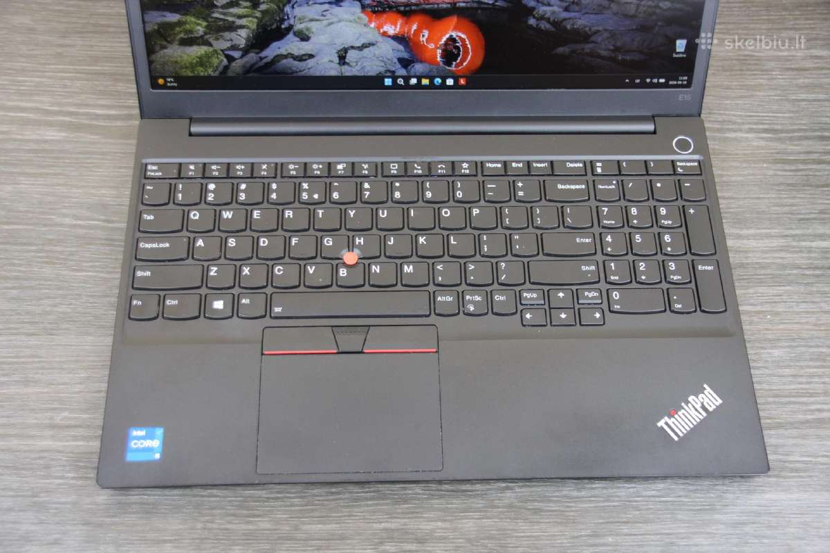 Lenovo E15 Gen2 i5-11gen 16gb fhd Us klaviatura - nuotraukos Nr. 2