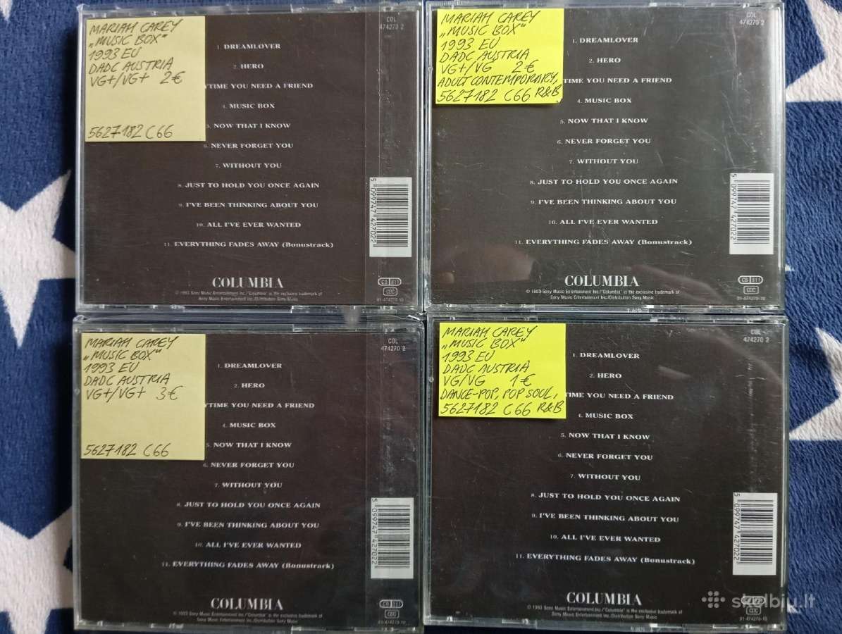 Mariah Carey CD - nuotraukos Nr. 4