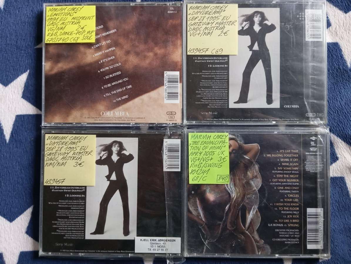 Mariah Carey CD - nuotraukos Nr. 2