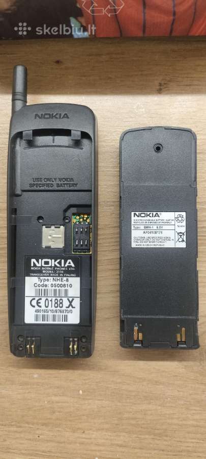 Nokia 3110 pilnas komplektas Suomija - nuotraukos Nr. 4