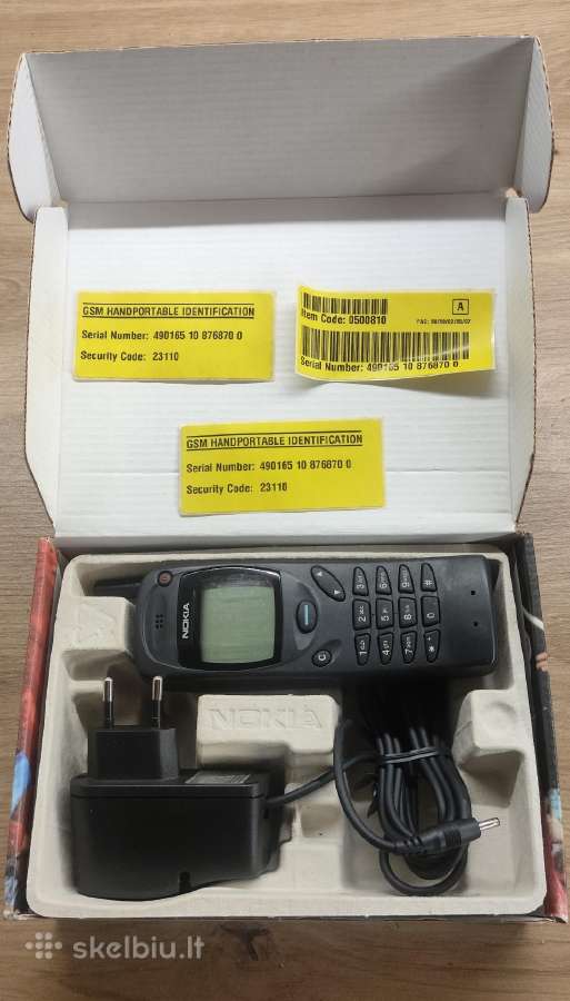 Nokia 3110 pilnas komplektas Suomija - nuotraukos Nr. 5