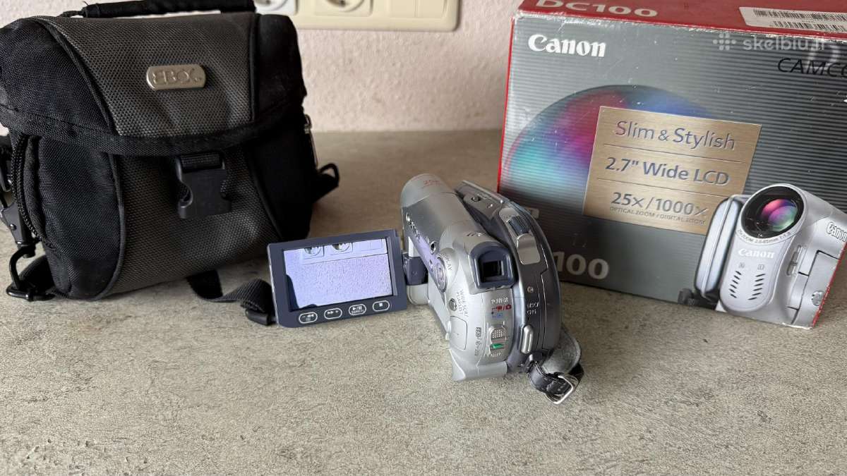 Canon dc100 Dvd video kamera - nuotraukos Nr. 2