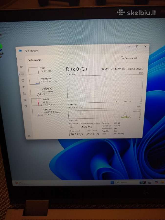 Zbook Fury 17" i7-10850h/32/64/512 - nuotraukos Nr. 3