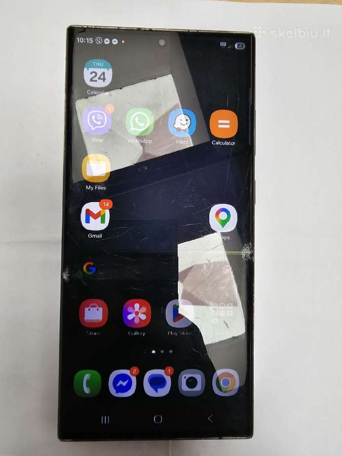 Samsung s23 ultra veikiantis su ekerano defektu - nuotraukos Nr. 4
