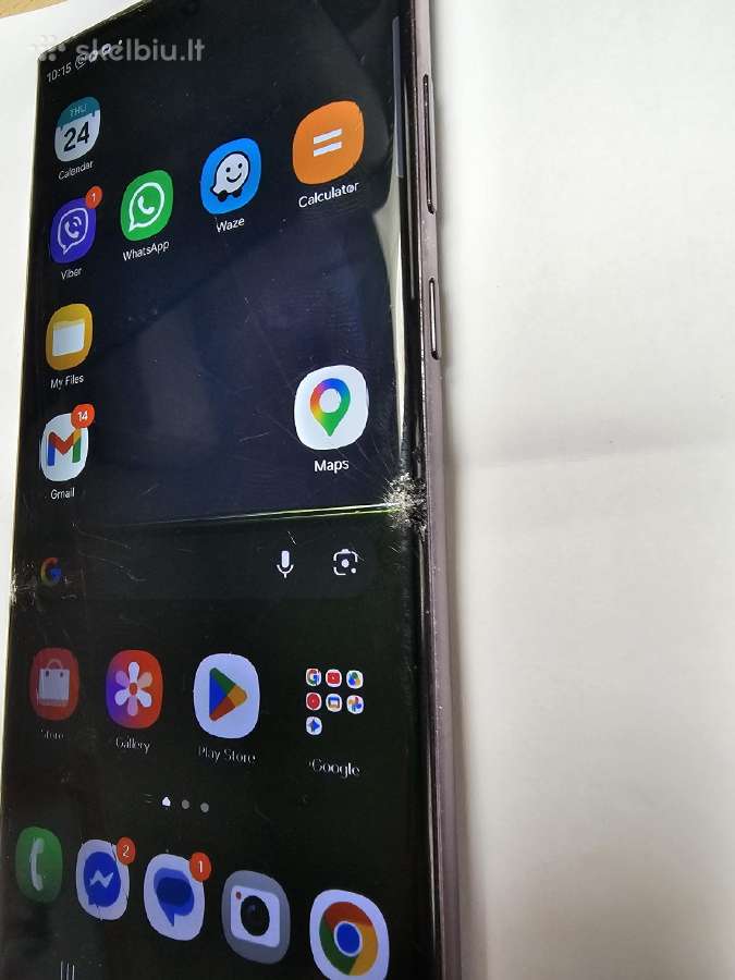 Samsung s23 ultra veikiantis su ekerano defektu - nuotraukos Nr. 5