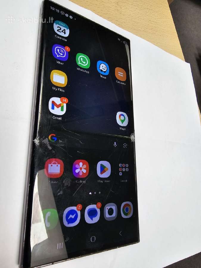 Samsung s23 ultra veikiantis su ekerano defektu - nuotraukos Nr. 6