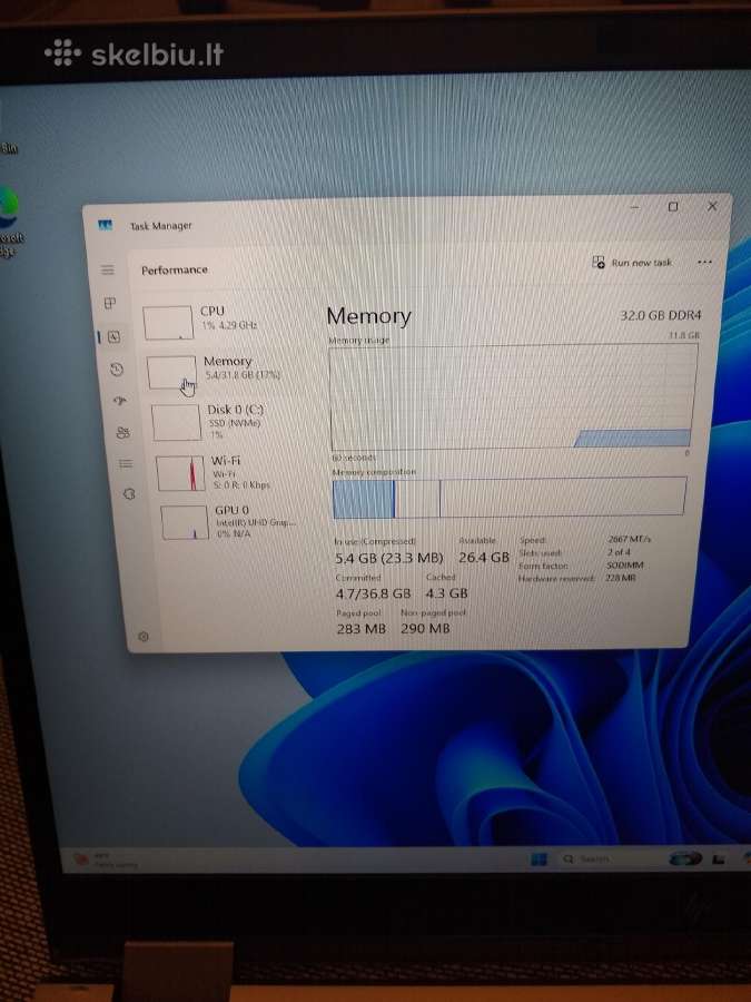 Zbook Fury 17" i7-10850h/32/64/512 - nuotraukos Nr. 4
