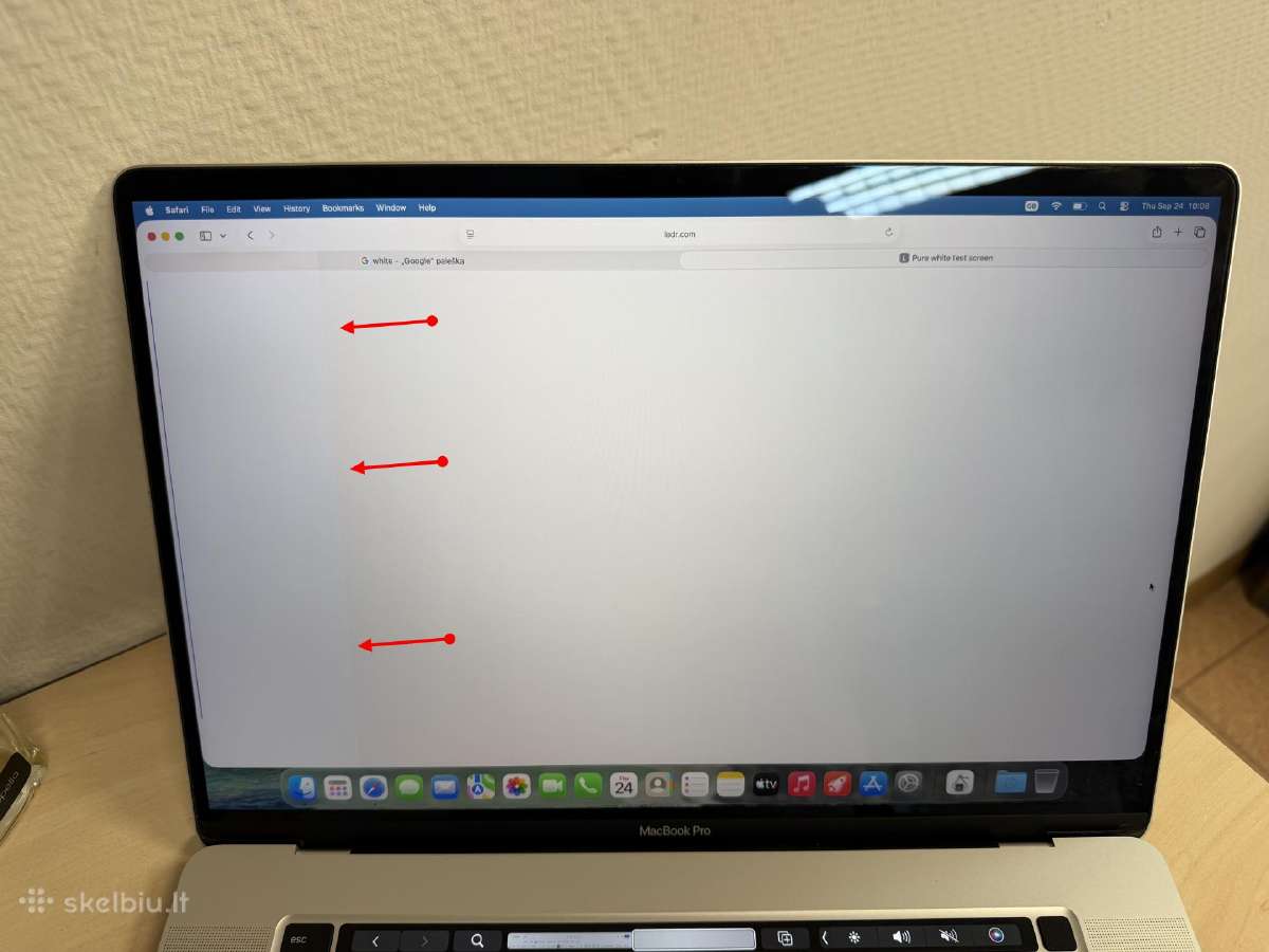 Apple MacBook Pro 2019 16" / i7 2.6 / 16gb / 512gb - nuotraukos Nr. 11