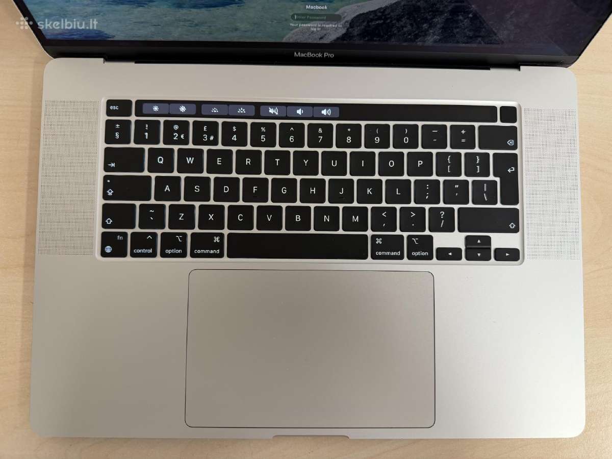 Apple MacBook Pro 2019 16" / i7 2.6 / 16gb / 512gb - nuotraukos Nr. 9