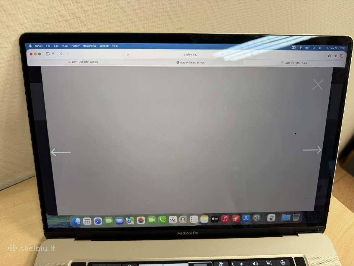 Apple MacBook Pro 2019 16" / i7 2.6 / 16gb / 512gb - nuotraukos Nr. 15