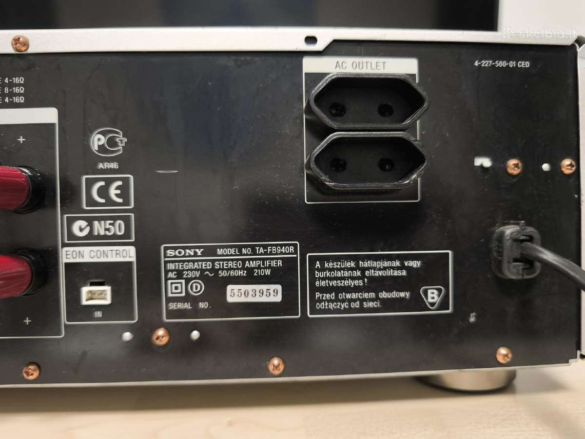 Sony ta fb940r Mosfet tranzistoriai - nuotraukos Nr. 9