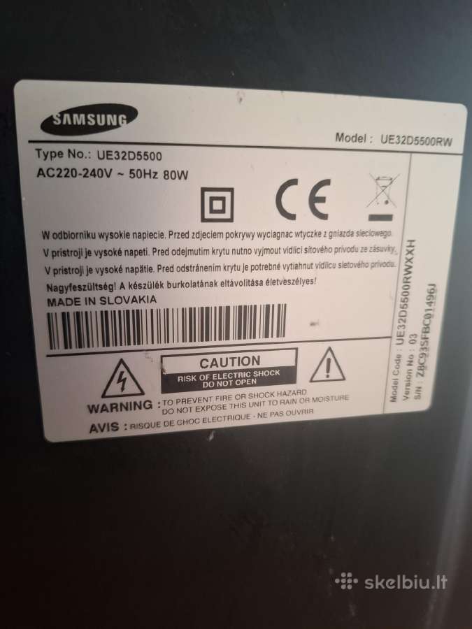 Televizorius Samsug Ue32d5500rw - nuotraukos Nr. 4