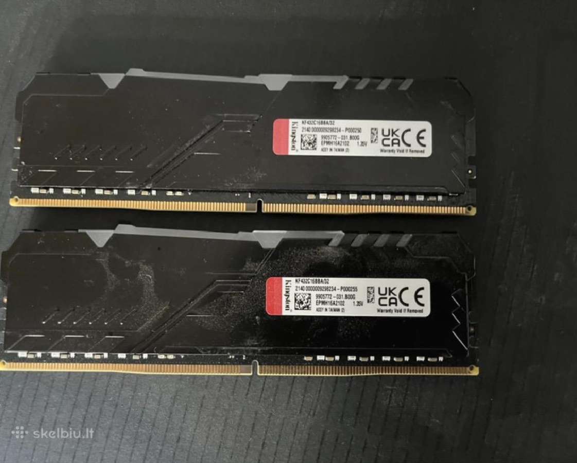 Kingston Fury Beast Rgb Ddr4 (232gb) 3200mhz - nuotraukos Nr. 2