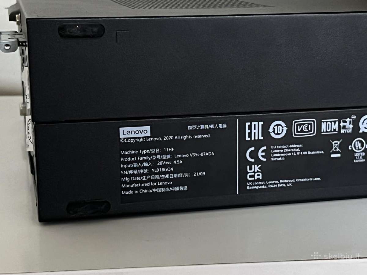 Parduodamas Thinkcentre komp. su Ryzen 5, Vega 8. - nuotraukos Nr. 6