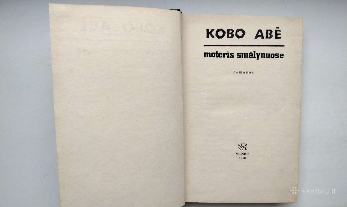 Kobo Abė. Moteris smėlynuose.1968 m. leid. - nuotraukos Nr. 2